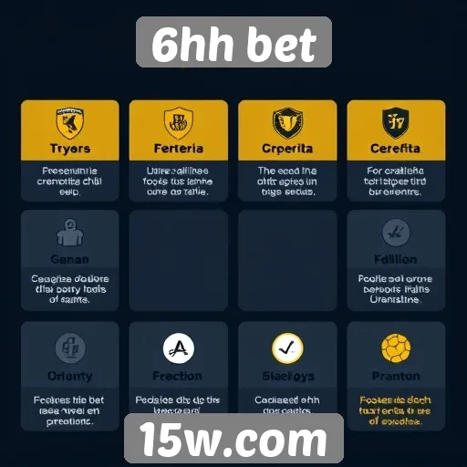 Funcionalidades do site 6hh bet para apostadores